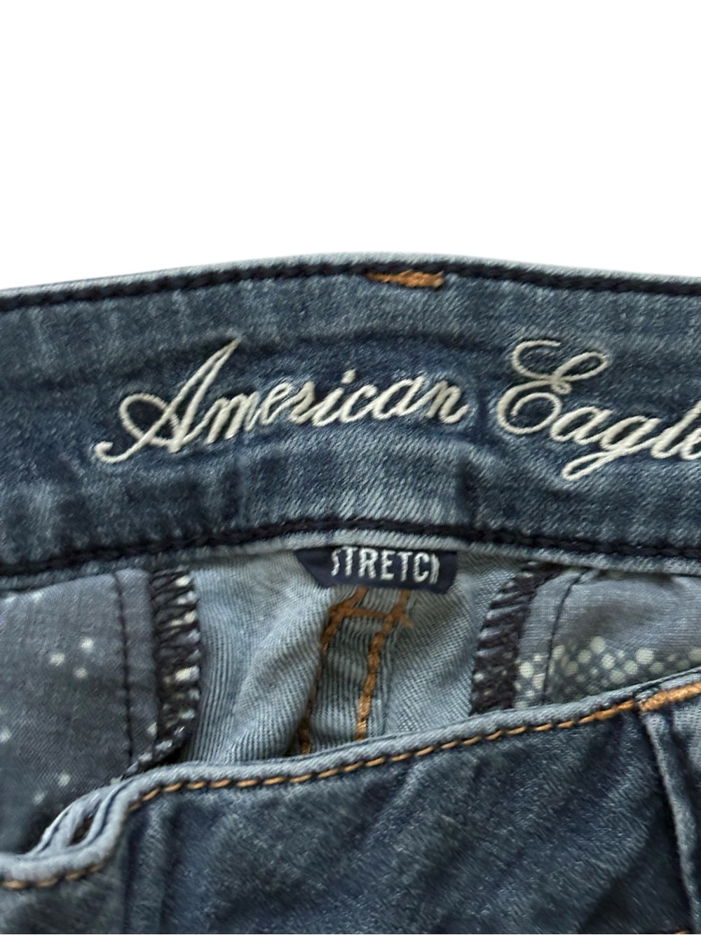 American Eagle Outfitters Denim Jeans Womens Trouser Size 10 Wide Leg - Picture 5 of 7